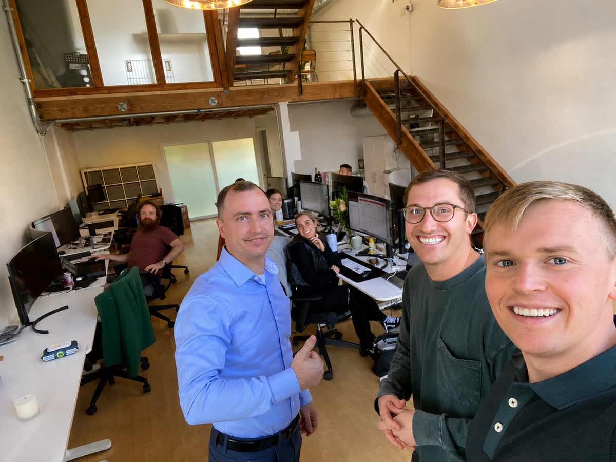 Working session reviewing infrastructure costs with a client team