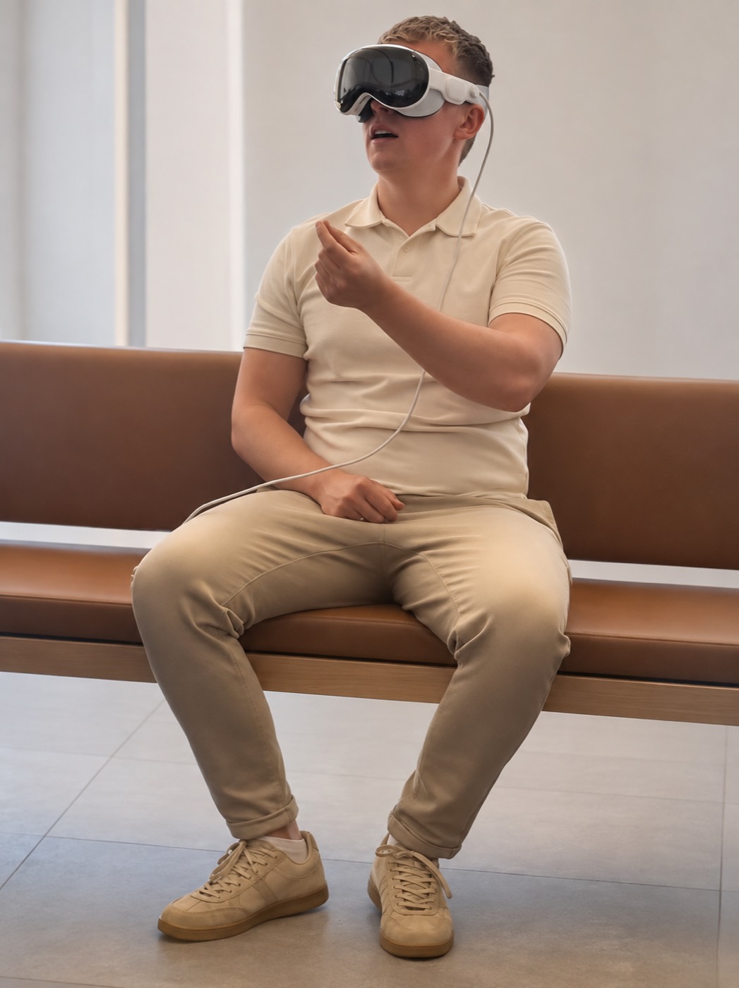 Testing a spatial computing headset — next-generation interface design