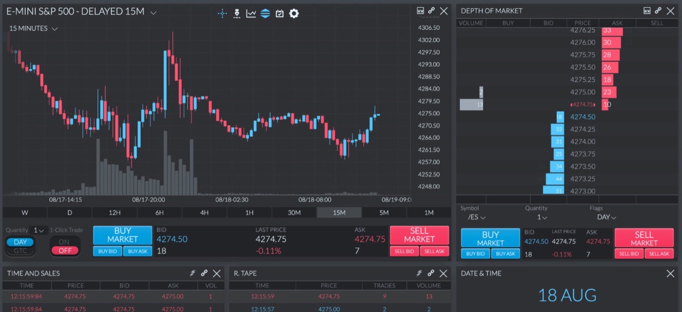 Trading-education back office — screen 4