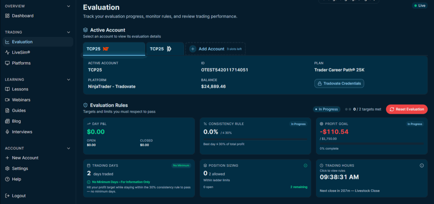 Earn2Trade — ERP