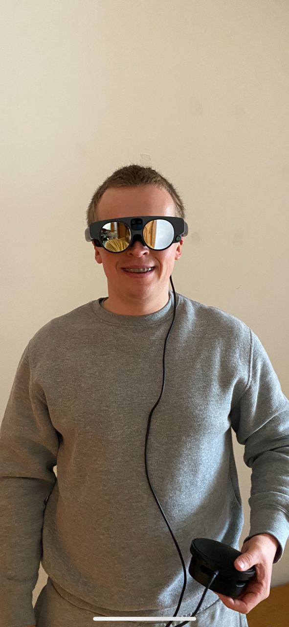 Georgiy Gres in Magic Leap 3 AR glasses