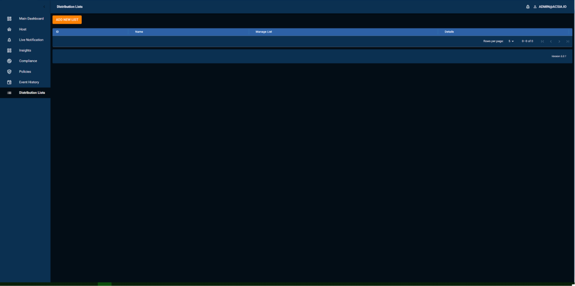 Cybersecurity platform — screen 3