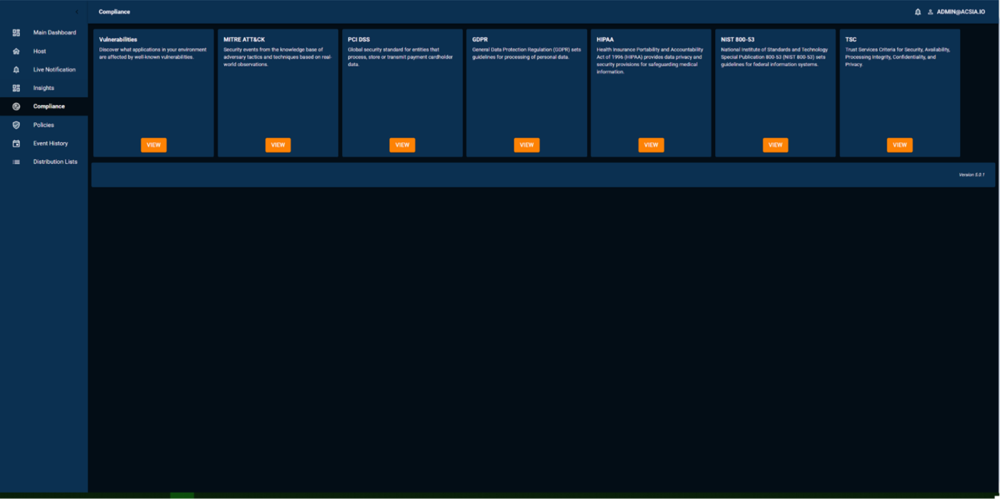 Cybersecurity platform — screen 7