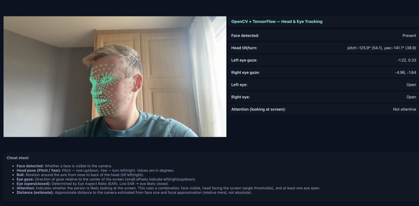 Real-time face tracking