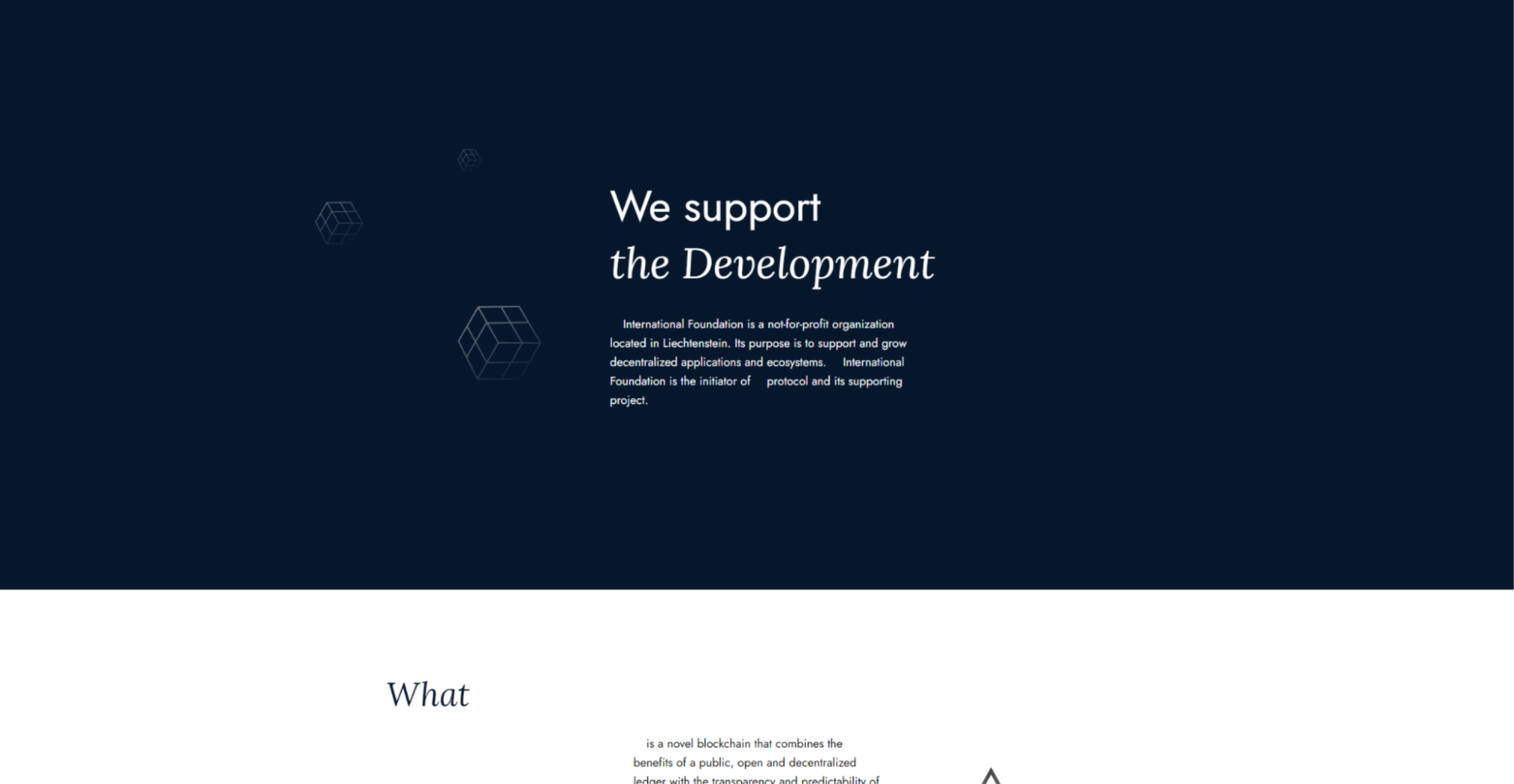 Blockchain legal-governance system — screen 3