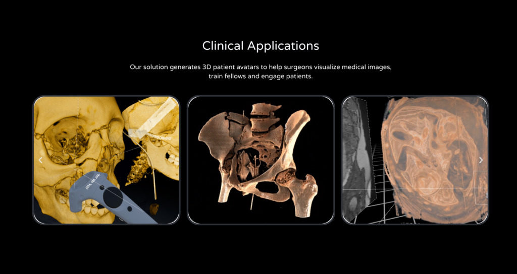 Medical 3D avatars — VR rendering platform — screen 6