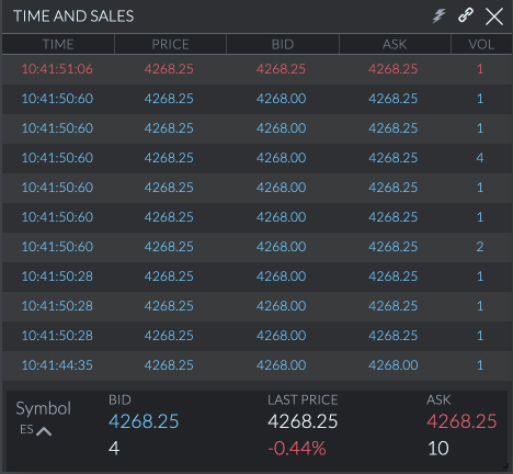 Web-based trading platform — screen 2