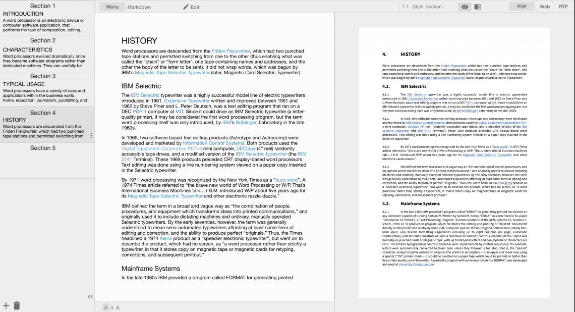 Updoc — screen 2