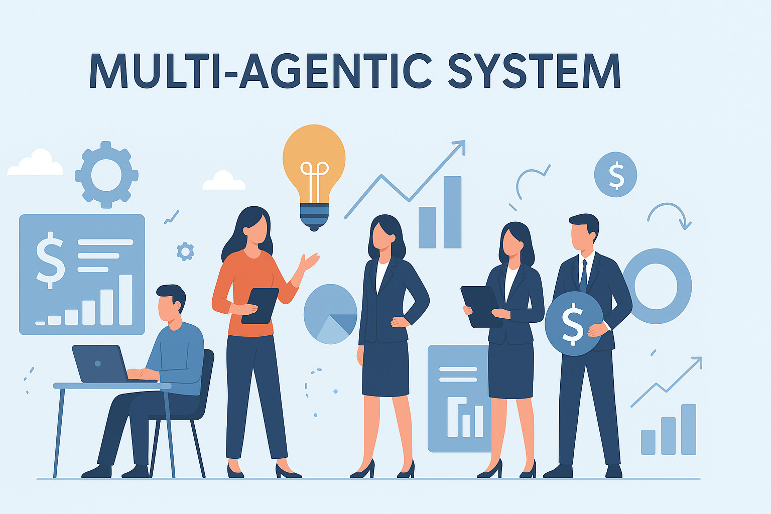 Custom AI agents for business automation workflow visualization